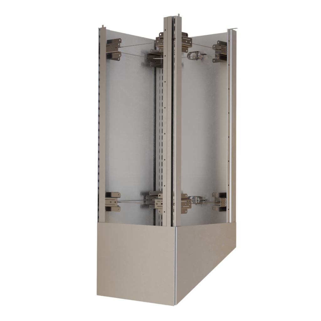 Kazetové oplechovanie komína Al NAT